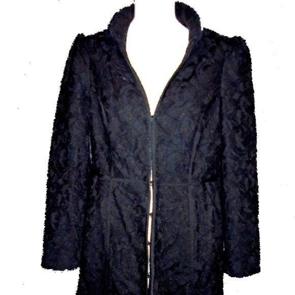 White House Black Market Jackets & Blazers - WHBM Black Lace Jacket Empire Waist Small